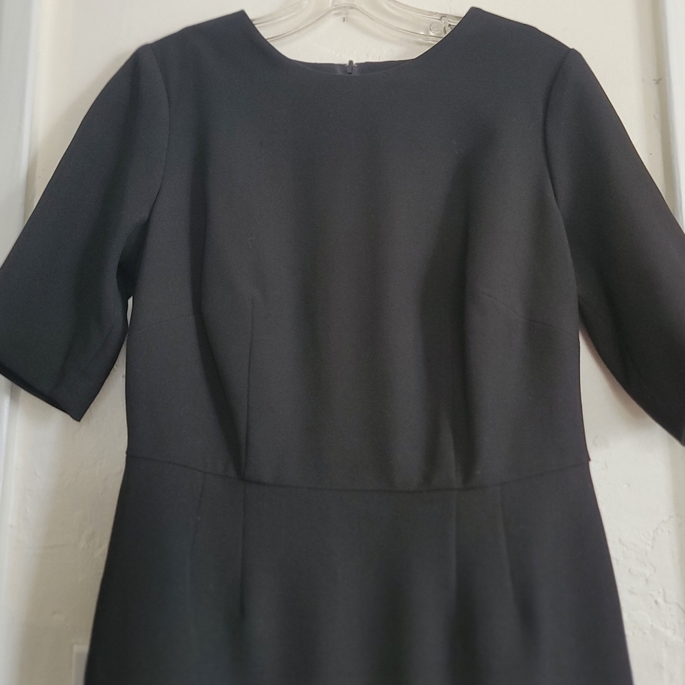 New Laws Of Motion The Alpha Black Sheath Dress Size 8 Stretch Classic Tailored - Picture 9 of 16